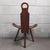 Set of Spanish Brutalist Chair in Wood & Red Leather, 1960s For Sale - Image 11 of 18