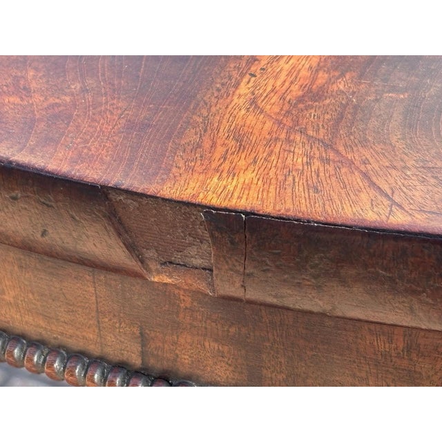 Antique Mahogany Tilt Top Dining Table with Mahogany & Chairs, Set of 7 For Sale - Image 14 of 18