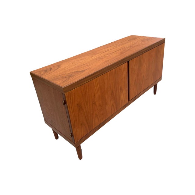 We have for your consideration a very gorgeous vintage mid century modern teak credenza. Credenza is designed by hans...