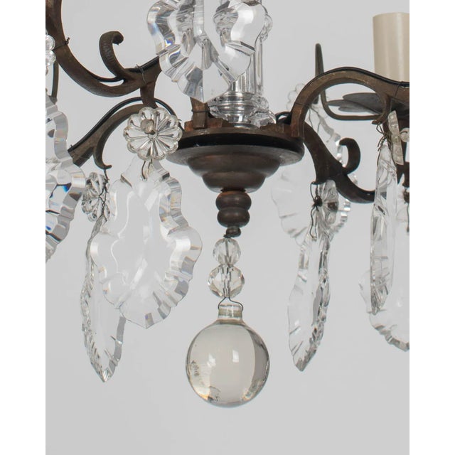 French Louis XV Style Crystal Chandelier For Sale - Image 10 of 16