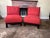 Wood Pair Crate & Barrel Upholstered Lounge Slipper Chairs. For Sale - Image 7 of 11