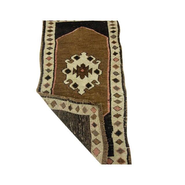 Mid-Century Modern Decoerative Mini Turkish Wool Rug For Sale - Image 3 of 4