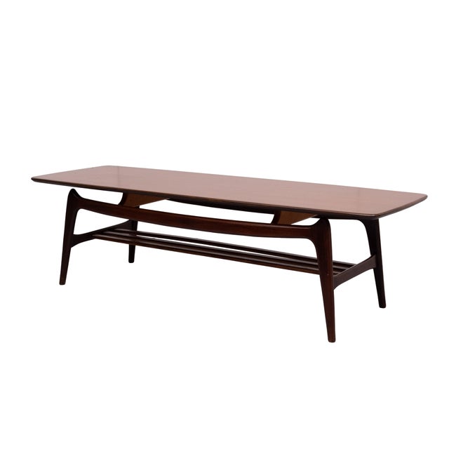 Dutch Floating Top Coffee Table by Louis Van Teeffelen for Wébé, 1960 For Sale - Image 11 of 11