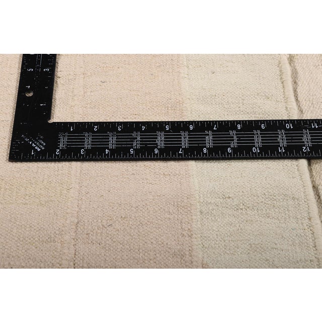 Textile Vintage Indian Dhurrie Rug, 08'10 X 11'07 For Sale - Image 7 of 10