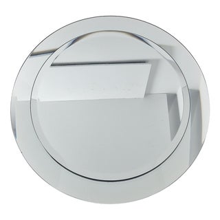 Mirror Turin Three Glasses from Cristal Art , 1970s For Sale