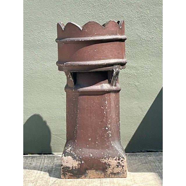 Late 19th Century Vintage Salt Glazed Chimney Cap For Sale - Image 5 of 12
