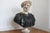 19th Century Italian Roman Vanitas Bust Renaissance Revival Memento Mori Marble, 1890, Marble For Sale - Image 4 of 9