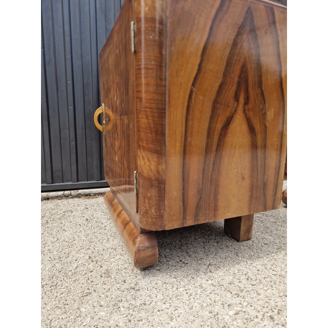 Vintage Art Deco Bedside Tables, 1930s, Set of 2 For Sale - Image 11 of 18