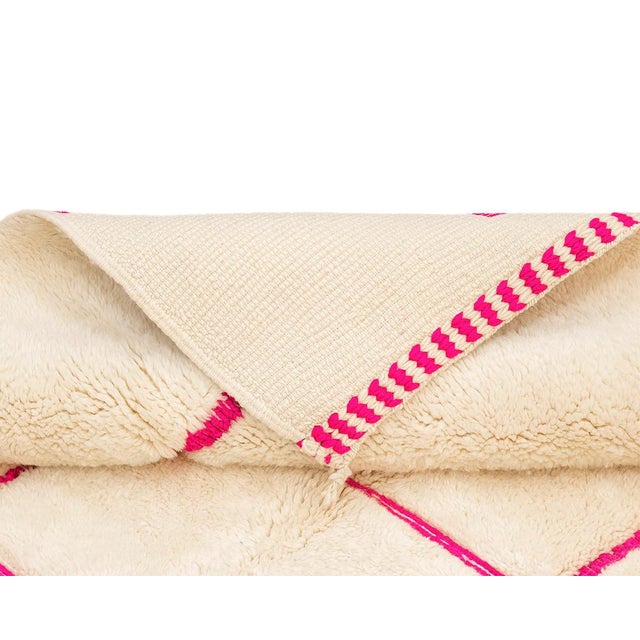 Hand-Knotted Wool Rug by Azele Studio For Sale - Image 10 of 11