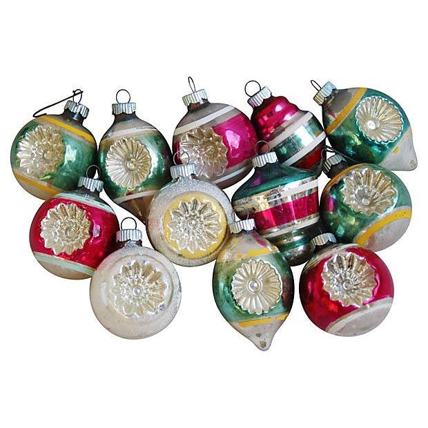 1950s Christmas Tree Ornaments  Set of 12  Chairish