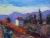 "Tuscany Glow" Contemporary Landscape Oil Painting For Sale