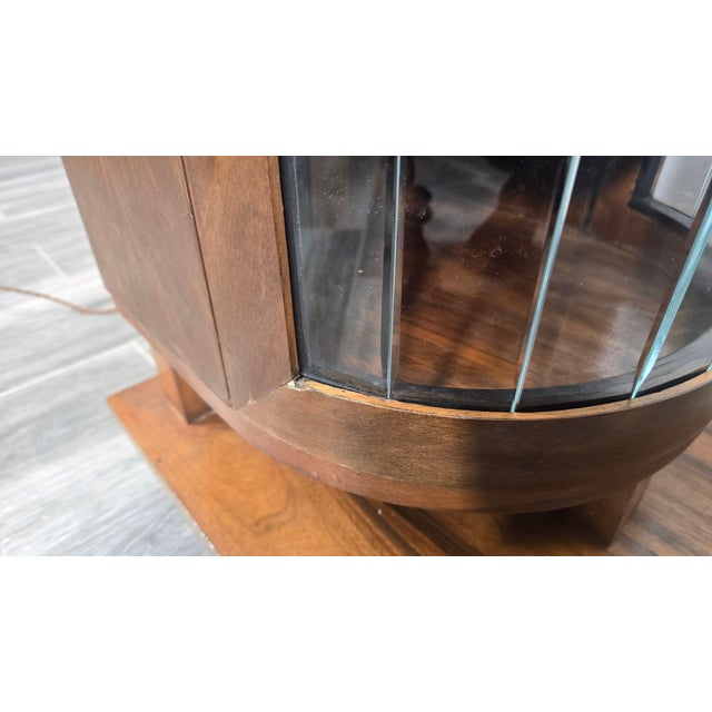 Wood Art Deco Wooden Floor Lamp For Sale - Image 7 of 12
