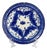 Blue and White Faience Plate, Manises, Spain, 19th Century For Sale