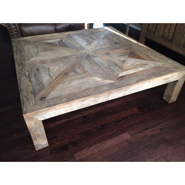 Restoration Hardware Reclaimed Wood Coffee Table | Chairish