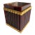 1970s Rare Gabriella Crespi Brass and Lucite Decorative Box With Lid, Signed, Italy For Sale