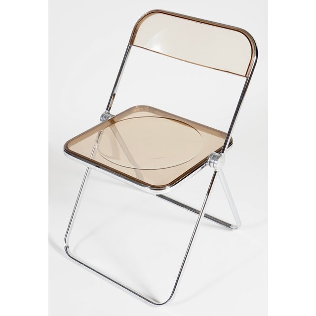 Italian Vintage Castelli Plia Folding Chairs Set of 2 by Giancarlo Piretti For Sale - Image 3 of 10