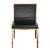 Art Deco "Decisione" Chair With Bronze and Tailor Made Leather For Sale - Image 3 of 5