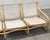 with its flowing lines and rattan frame, this vintage 3-seater bench captivates with its understated yet unique design....