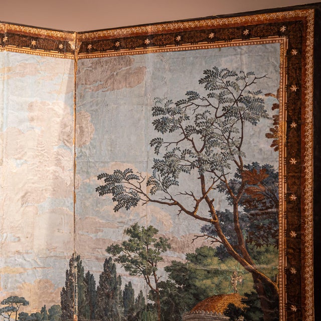 Panoramic Wallpaper Panels with Telemachus on the Island of Calypso Motif by Joseph Dufour, France, 1818, Set of 2 For Sale - Image 8 of 10