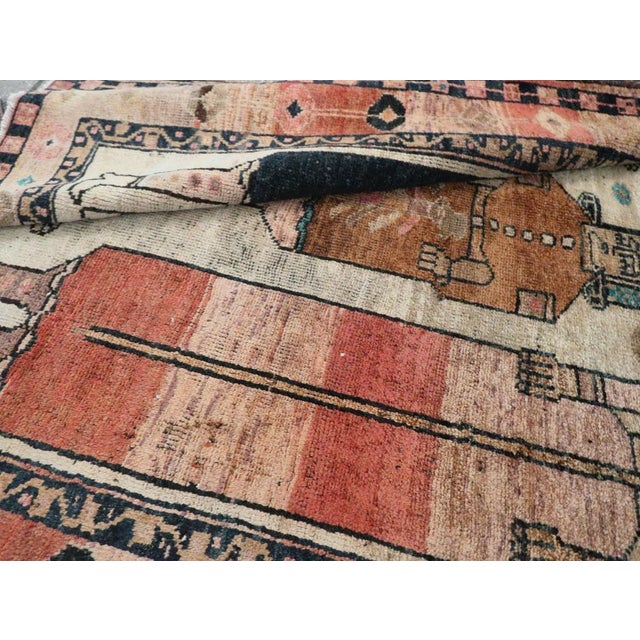 Galerie Shabab Collection Mid-20th Century Handmade Persian Pictorial Bakhtiari Accent Carpet For Sale - Image 9 of 9