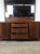 Brown Mid Century Modern Lowboy Dresser With Mounted Mirror by Thomasville For Sale - Image 8 of 18
