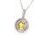 Natural Sapphire Diamond Necklace 14k Gold 1.51 TCW Certified For Sale - Image 11 of 11