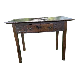 19th Century Jacaranda Primitive and Rustic Wood Country Table