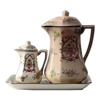 Antique Japanese Porcelain Tea Service - Set of 3 For Sale