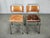 Gold Dutch Industrial Plywood 106 Chairs from Gispen, 1960s, Set of 6 For Sale - Image 8 of 18