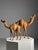 Leather Decorative Statues of Dromedaries, Set of 2 For Sale - Image 6 of 17