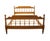 ETHAN ALLEN Heirloom Nutmeg Maple Colonial Early American Full Size Spindle Bed 10-5611 40" High 58" Wide 82" Deep...
