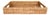 Artifacts Rattan Rectangular Tray with Cutout Handles in Honey Brown - 17" x 12" For Sale