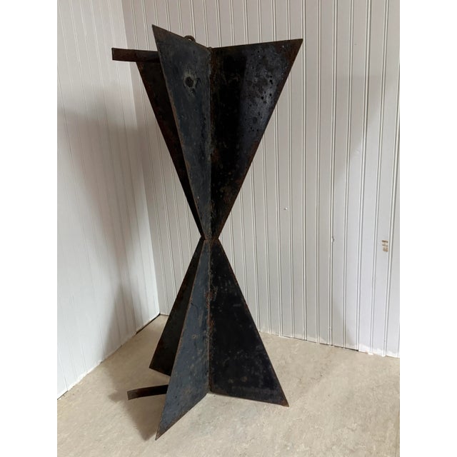 American Large Nautical Folk Art Metal Sculpture - 1930's Boat Day Signal For Sale - Image 3 of 8