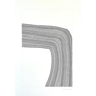 Minimalist Abstract Drawing With Black Ink For Sale