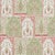 SAMPLE - Schumacher Barra Palace Fabric In Pink & Green For Sale