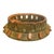 Mid 20th Century Italian Alvino Bagni Sea Garden Glazed Ceramic Ashtray/Catchall Dish in Burnt Orange For Sale
