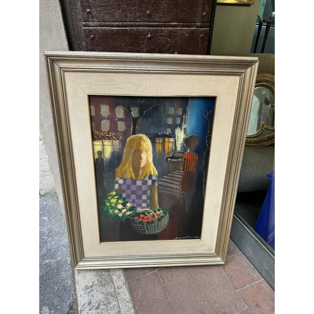 Eliano Fantuzzi, Composition, 1972, Oil on Canvas, Framed For Sale - Image 7 of 7