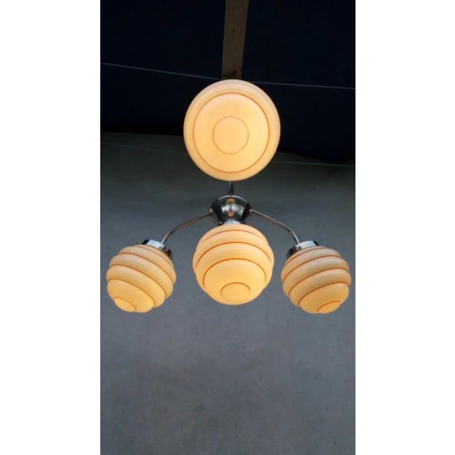 Vintage Art Deco Chandelier For Sale - Image 13 of 18