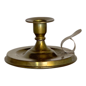 Vintage German Brass Candle Holder