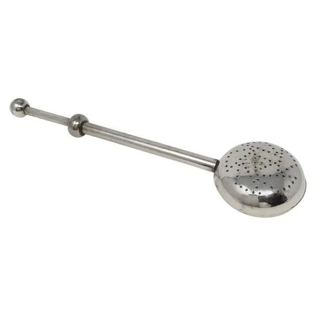 Vintage Silverplate Tea Infuser Steeper Strainer Spoon For Sale - Image 9 of 9