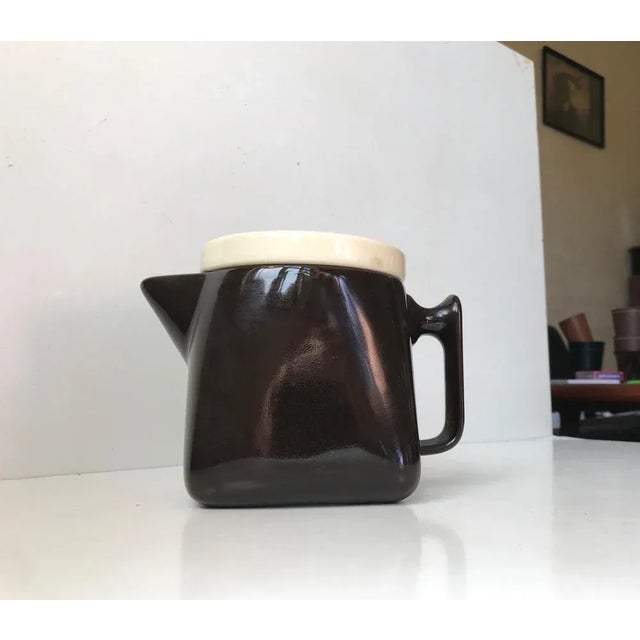 Mid-Century Modern Ceramic Tea Service by Nanna Ditzel for Søholm, 1970s, Set of 9 For Sale - Image 3 of 18