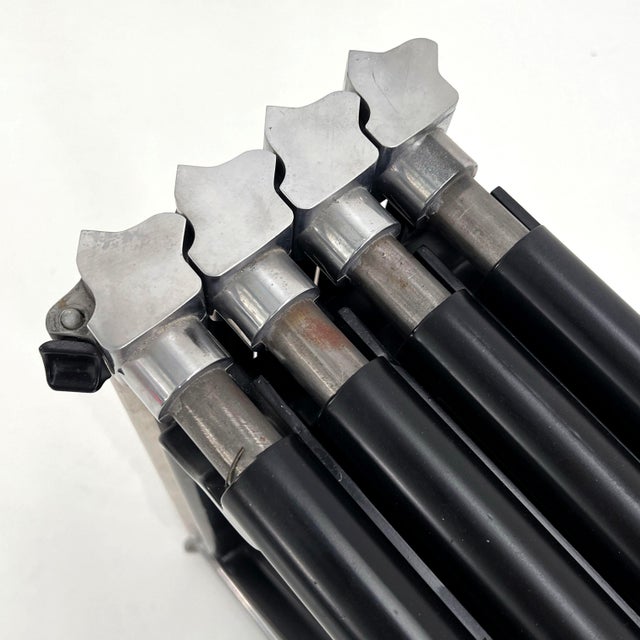 Black Black Plana Folding Table by Giancarlo Piretti for Castelli, 1970s For Sale - Image 8 of 10