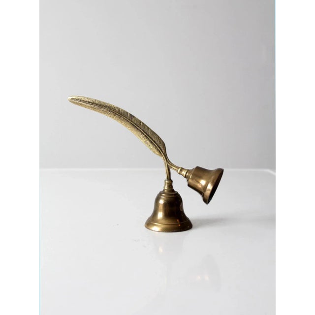 Vintage English Brass Double Bell For Sale - Image 6 of 13