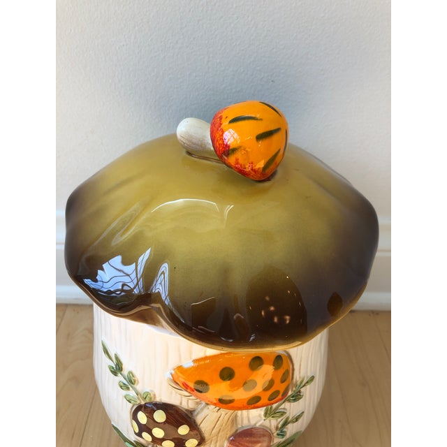 Vintage Mushroom Cookie Jar With Lid Chairish