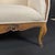 French Louis XV Antique French Sofa or Loveseat Triple Arched With New Upholstery For Sale - Image 3 of 10