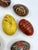 Vintage Folk Art Hand Painted Wooden Easter Eggs- A Set of 7 For Sale In New York - Image 6 of 7