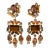 Philippe Ferrandis French Chandelier Statement Earrings - 2 Pieces For Sale