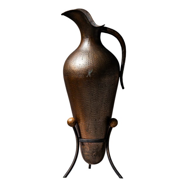 Vintage Italian Copper Vessel, 1970s For Sale