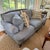 Lillian August Blue Sofa You can tell from the photos this is a comfortable sofa. Quality is excellent and color is easy...