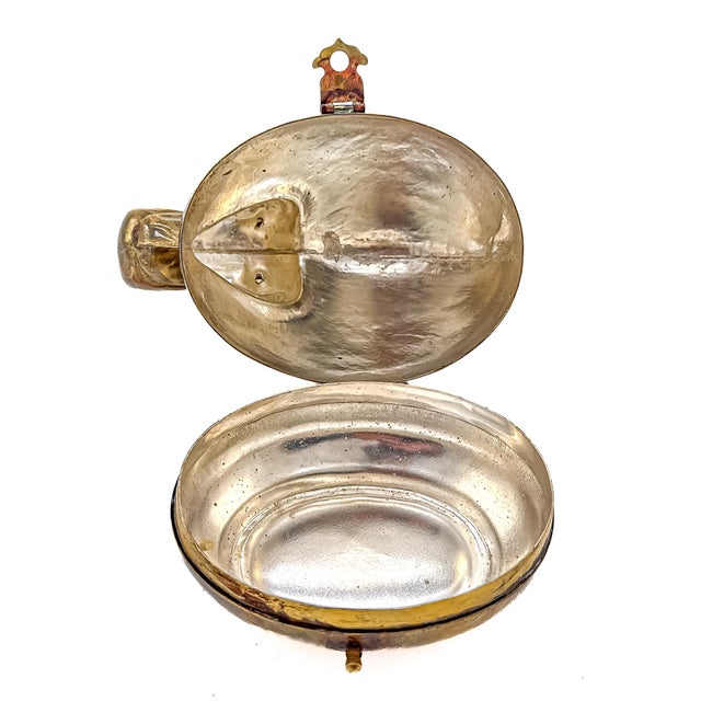 Mid 20th Century Brass Figural Hippopotamus Box by Woco For Sale - Image 11 of 12